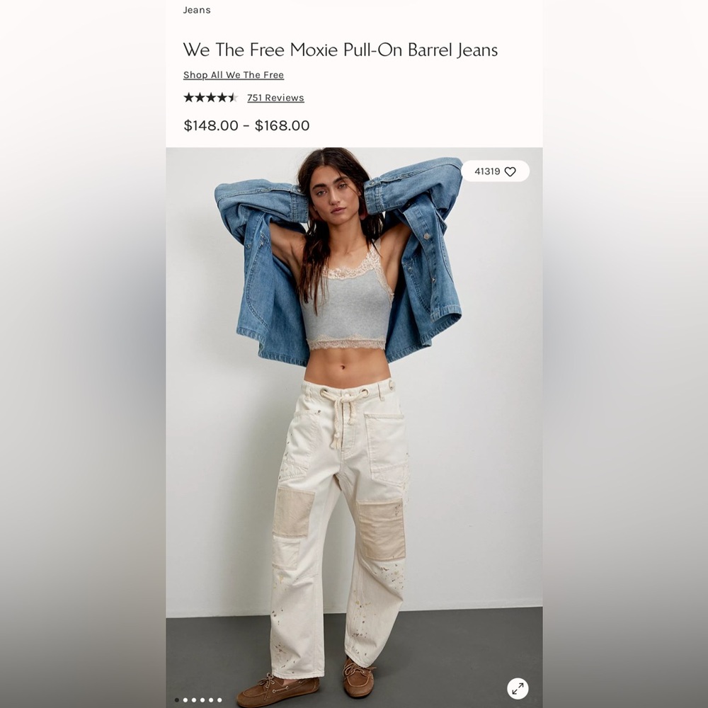 Free People Moxie Pull-On Barrel Jean - Picture 4 of 4